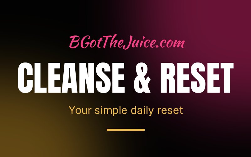 Cleanse & Reset preview